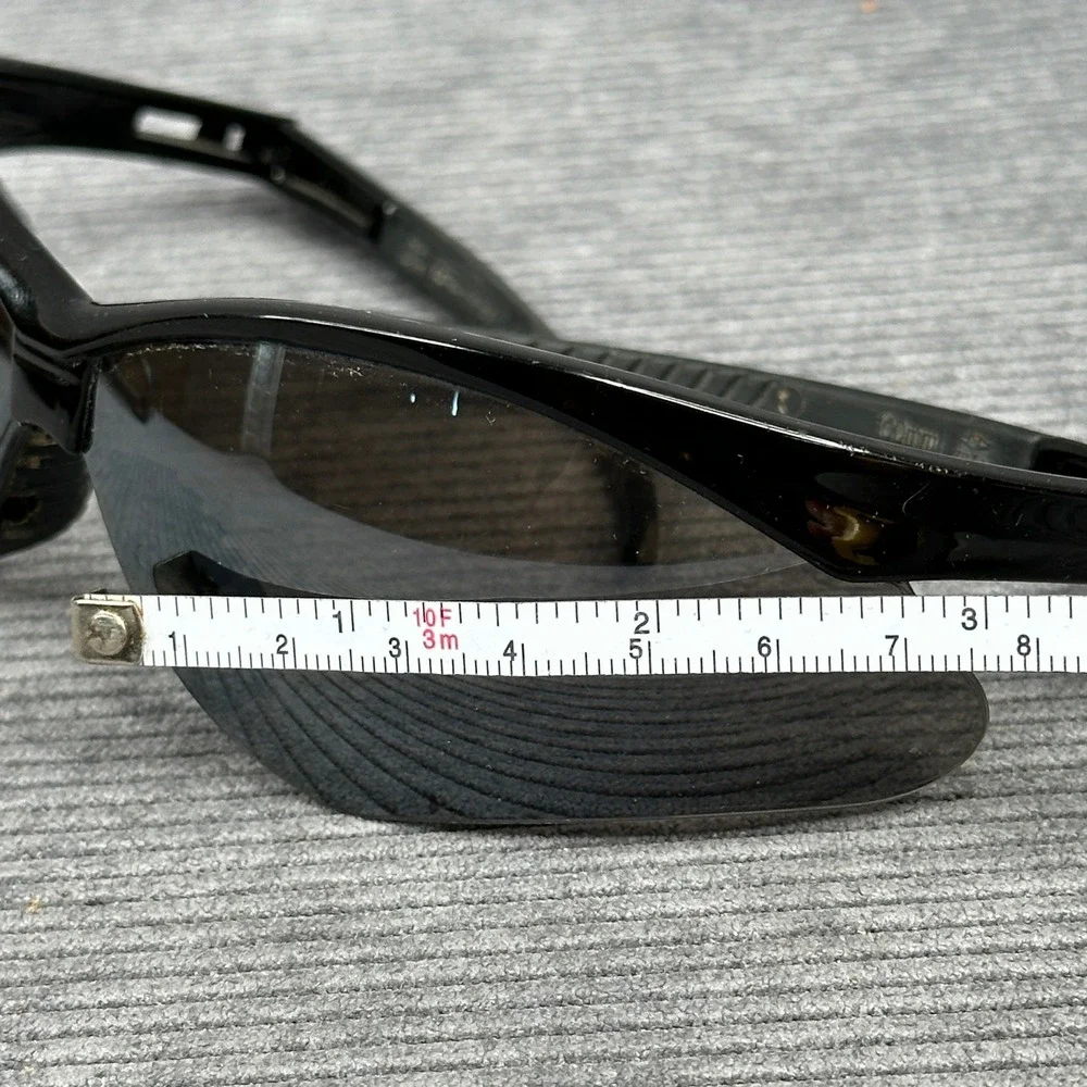 Genesis Z87+ Safety Sunglasses Black Wrap Around Frame Smoke Lens  Y2k
